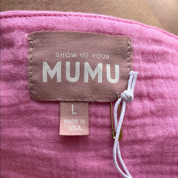 New Show Me Your MuMu pink Tank Top - Picture 2 of 11